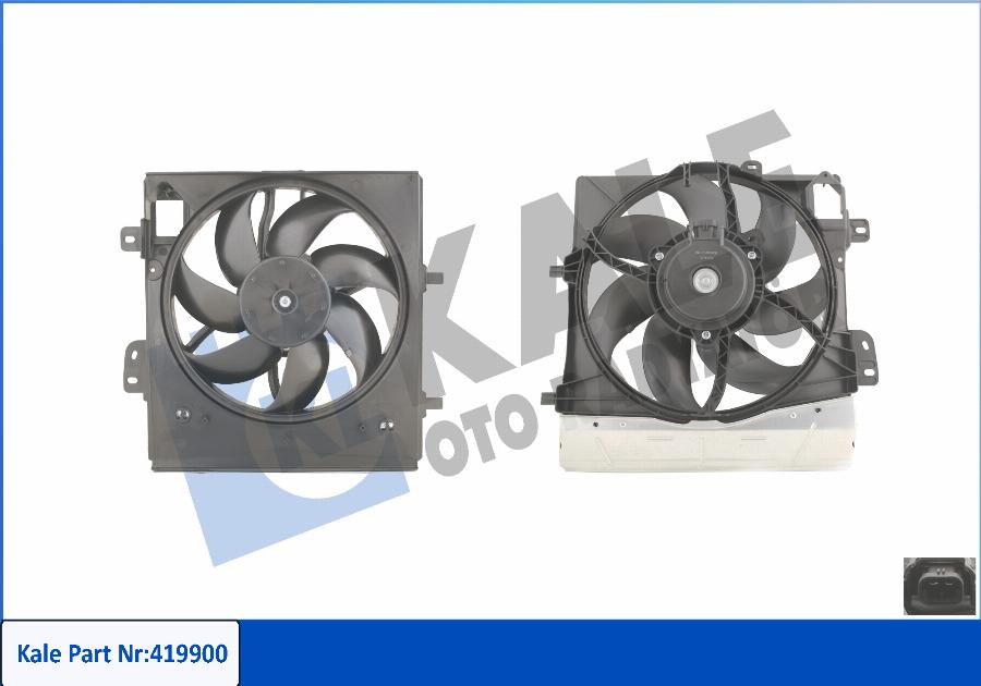 KALE OTO RADYATÖR 419900 - Вентилятор, охлаждение двигателя abcparts.ee