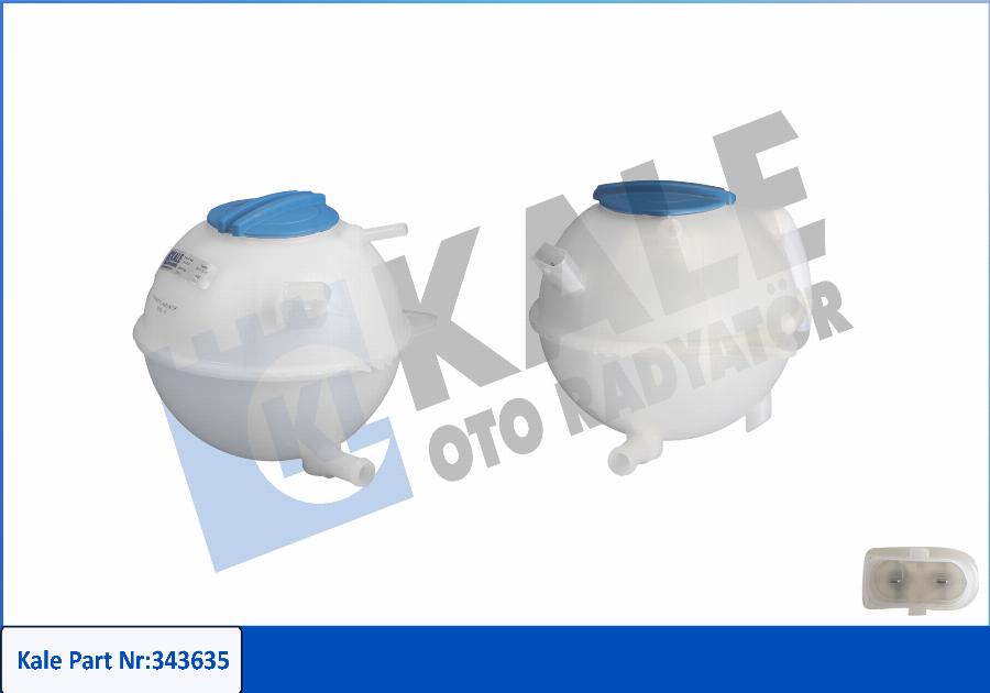 KALE OTO RADYATÖR 343635 - Компенсационный бак, охлаждающая жидкость abcparts.ee