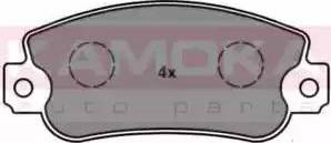 Kamoka JQ101692 - Тормозные колодки, дисковые, комплект abcparts.ee