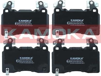 Kamoka JQ101073 - Тормозные колодки, дисковые, комплект abcparts.ee
