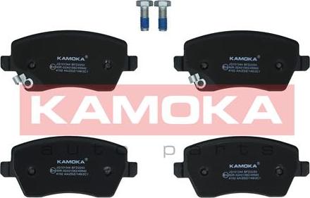 Kamoka JQ101344 - Тормозные колодки, дисковые, комплект abcparts.ee