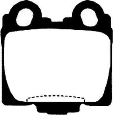 ADVICS-SEA A2N099T - Тормозные колодки, дисковые, комплект abcparts.ee