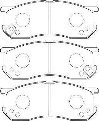 Kavo Parts BP-9119 - Тормозные колодки, дисковые, комплект abcparts.ee