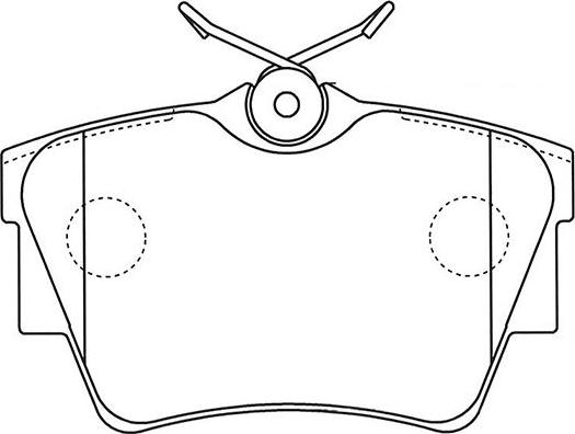 Kavo Parts BP-6608 - Тормозные колодки, дисковые, комплект abcparts.ee