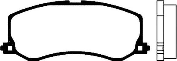 Kavo Parts BP-8510 - Тормозные колодки, дисковые, комплект abcparts.ee