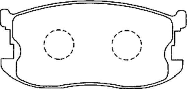 Kavo Parts BP-3506 - Тормозные колодки, дисковые, комплект abcparts.ee