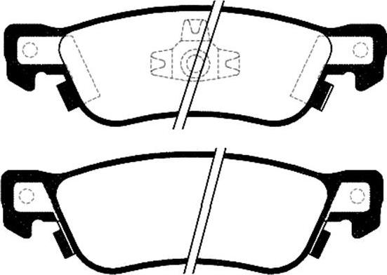 Kavo Parts BP-3502 - Тормозные колодки, дисковые, комплект abcparts.ee