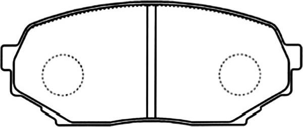 Kavo Parts BP-3510 - Тормозные колодки, дисковые, комплект abcparts.ee