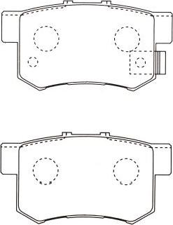 Kavo Parts BP-2032 - Тормозные колодки, дисковые, комплект abcparts.ee
