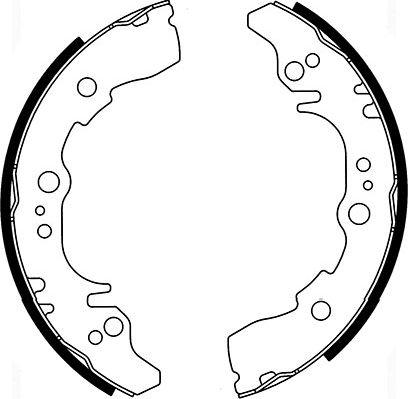 Kavo Parts BS-1919 - Комплект тормозных колодок, барабанные abcparts.ee