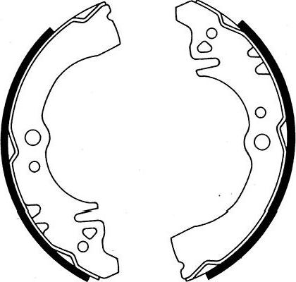 Kavo Parts BS-1918 - Комплект тормозных колодок, барабанные abcparts.ee