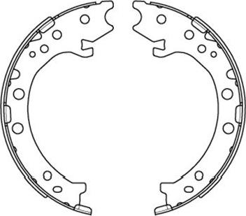 Kavo Parts BS-2914 - Комплект тормозных колодок, барабанные abcparts.ee