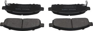 4U 37601MT - Тормозные колодки, дисковые, комплект abcparts.ee