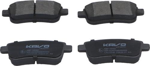 Kavo Parts KBP-10082 - Тормозные колодки, дисковые, комплект abcparts.ee