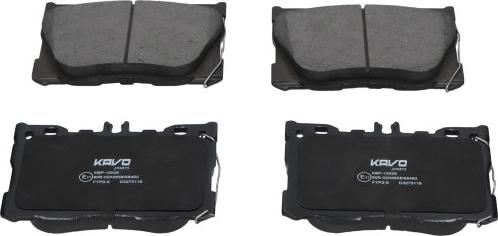Kavo Parts KBP-10029 - Тормозные колодки, дисковые, комплект abcparts.ee