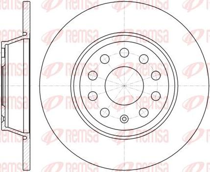 Kawe 6973 00 - Тормозной диск abcparts.ee