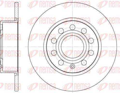 Kawe 6649 00 - Тормозной диск abcparts.ee