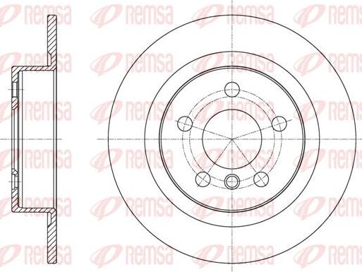 Kawe 61597 00 - Тормозной диск abcparts.ee