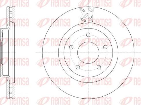 Kawe 61553 10 - Тормозной диск abcparts.ee