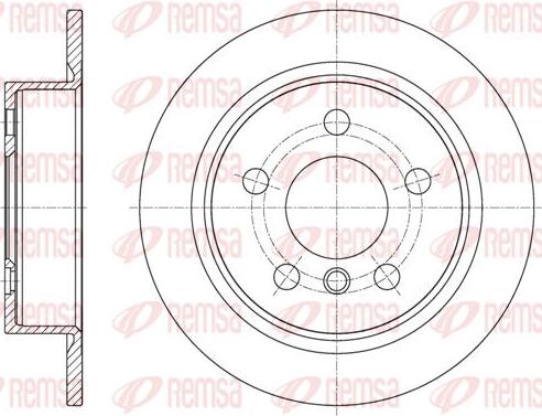 Kawe 61618 00 - Тормозной диск abcparts.ee