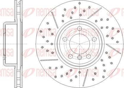 Kawe 61843 10 - Тормозной диск abcparts.ee