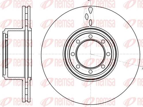 Kawe 61216 10 - Тормозной диск abcparts.ee