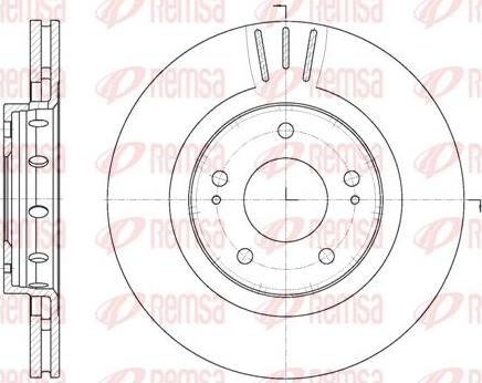 Kawe 6896 10 - Тормозной диск abcparts.ee