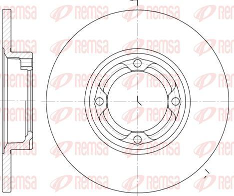 Kawe 6832 00 - Тормозной диск abcparts.ee