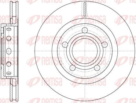 Kawe 6822 10 - Тормозной диск abcparts.ee