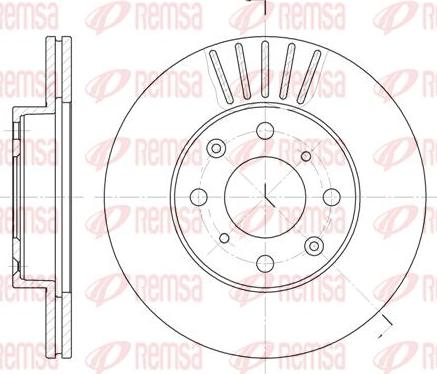 Kawe 6369 10 - Тормозной диск abcparts.ee