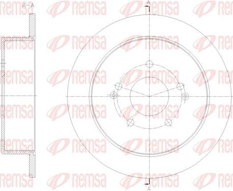 Kawe 62096 00 - Тормозной диск abcparts.ee