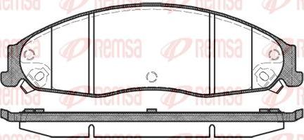 Kawe 0955 08 - Тормозные колодки, дисковые, комплект abcparts.ee