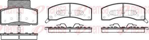 Kawe 0616 02 - Тормозные колодки, дисковые, комплект abcparts.ee