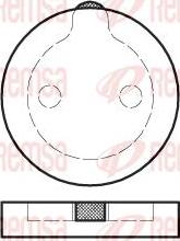 Kawe 0089 00 - Тормозные колодки, дисковые, комплект abcparts.ee