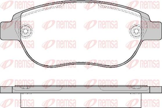 Kawe 0841 00 - Тормозные колодки, дисковые, комплект abcparts.ee