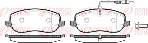 Kawe 0879 12 - Тормозные колодки, дисковые, комплект abcparts.ee