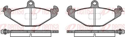 Kawe 0345 10 - Тормозные колодки, дисковые, комплект abcparts.ee