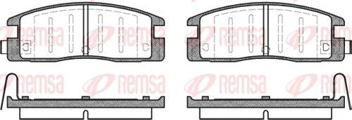 Kawe 0361 04 - Тормозные колодки, дисковые, комплект abcparts.ee