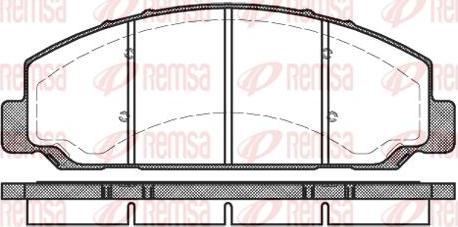 Kawe 0764 00 - Тормозные колодки, дисковые, комплект abcparts.ee