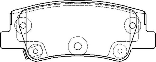 Kawe 1956 02 - Тормозные колодки, дисковые, комплект abcparts.ee