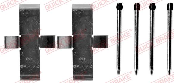 Kawe 109-0945 - Комплектующие для колодок дискового тормоза abcparts.ee