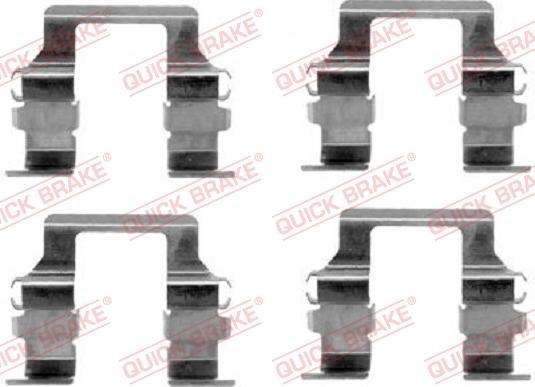 Kawe 109-1164 - Комплектующие для колодок дискового тормоза abcparts.ee