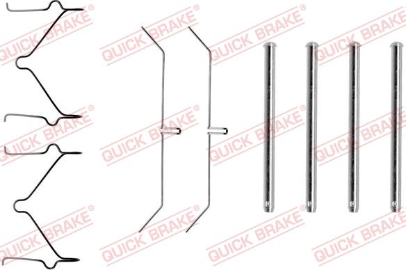 Kawe 109-1129 - Комплектующие для колодок дискового тормоза abcparts.ee