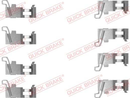 Kawe 109-1226 - Комплектующие для колодок дискового тормоза abcparts.ee