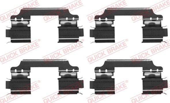 Kawe 109-1707 - Комплектующие для колодок дискового тормоза abcparts.ee