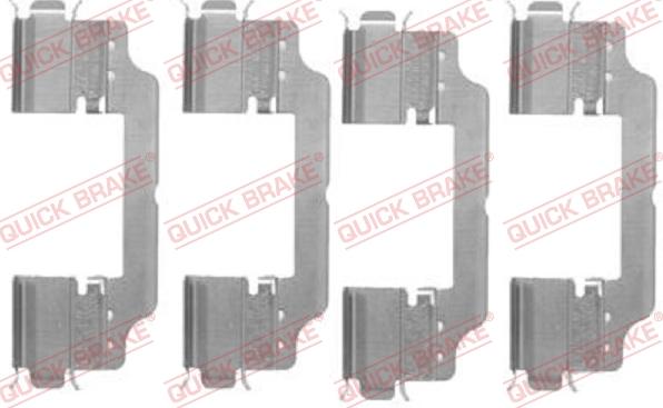 Kawe 109-1716 - Комплектующие для колодок дискового тормоза abcparts.ee