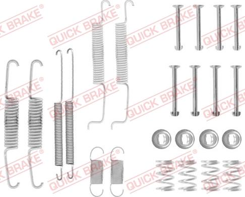 Kawe 105-0569 - Комплектующие, барабанный тормозной механизм abcparts.ee