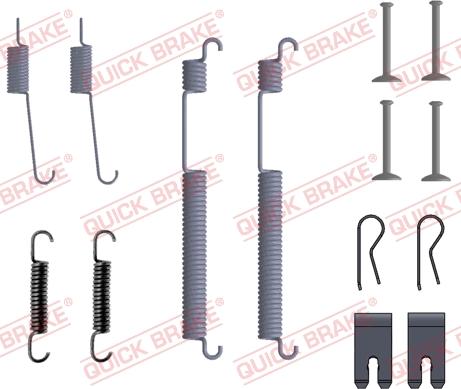 Kawe 105-0053 - Комплектующие, барабанный тормозной механизм abcparts.ee