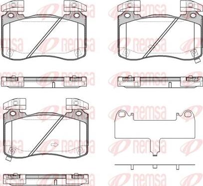 Kawe 1813 02 - Тормозные колодки, дисковые, комплект abcparts.ee