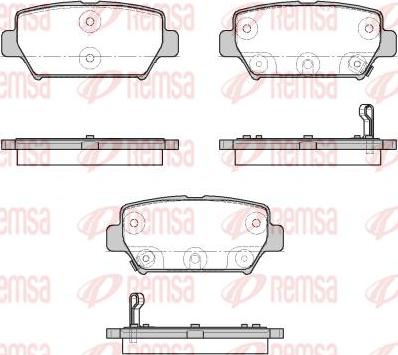 Kawe 1882 02 - Тормозные колодки, дисковые, комплект abcparts.ee
